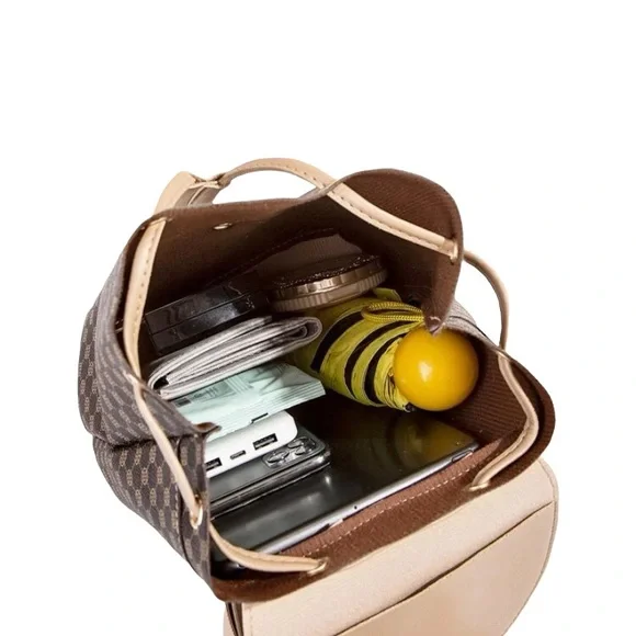 Brown/tan  backpack - Picture 4 of 4